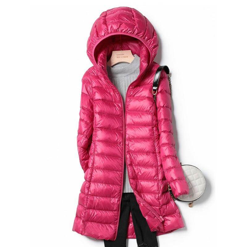 Jaqueta Longa Forrada Pluma de Ganso I Outono Inverno 2024